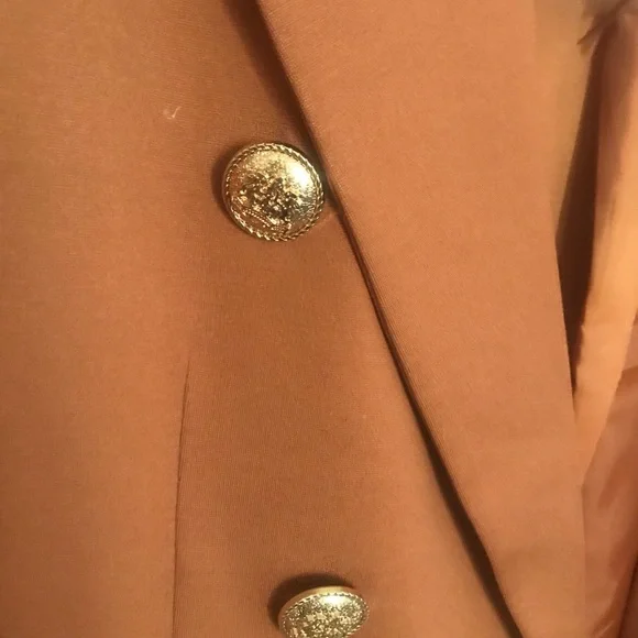 Double-Breasted Brown Blazer - Picture 3 of 6